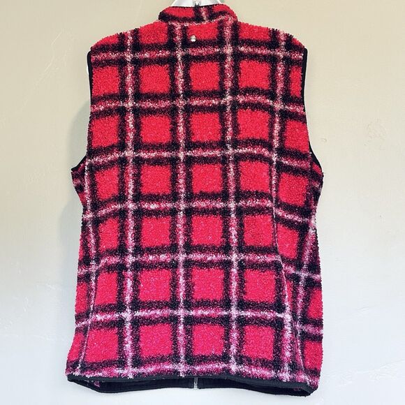 Northern Reflections Sherpa Plaid L Holiday Christmas Buffalo Scandi Cabincore - Picture 5 of 11